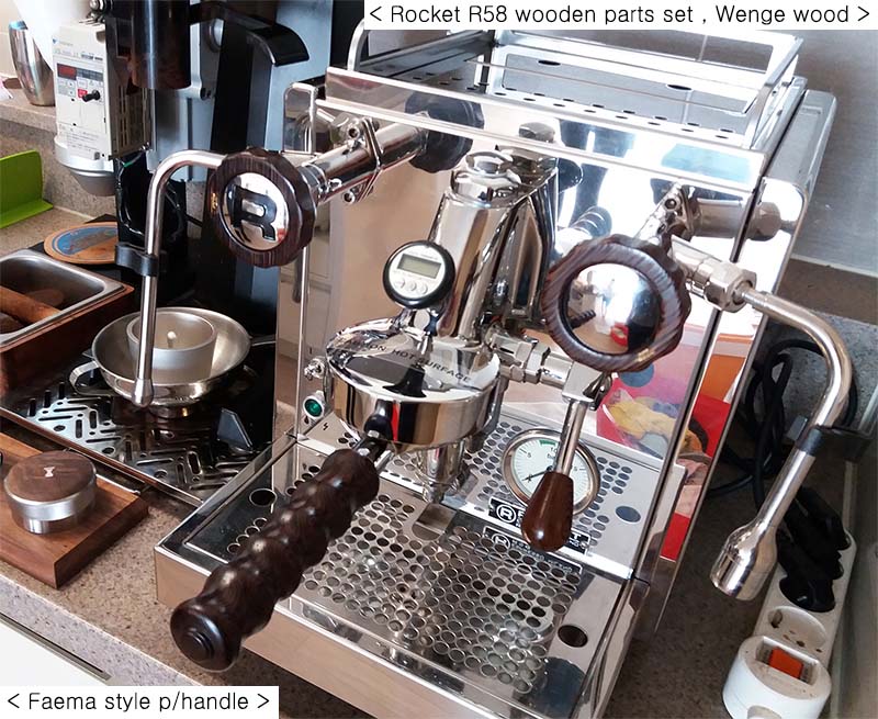 Gaggia Classic Pro coffee machine wood custom Steam knob or PARTIAL set  clubWOOD